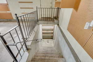 View of stairway