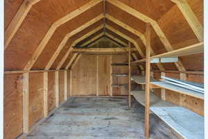 View of storage area