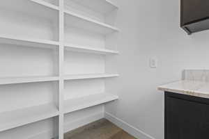 View of storage area