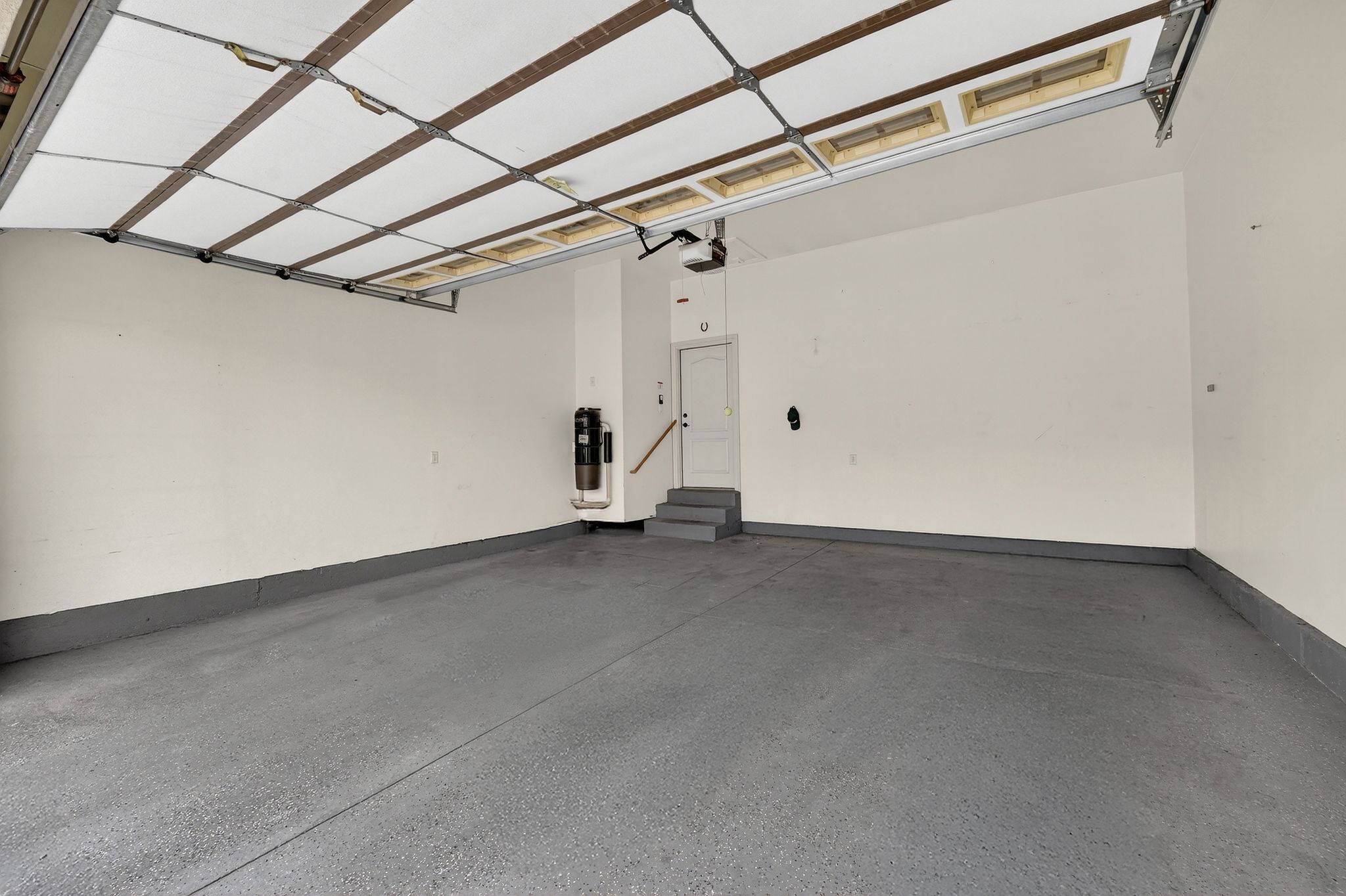 Garage with baseboards
