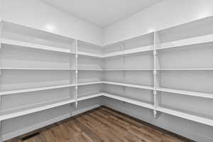 View of storage area