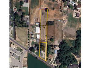 Map / location with property parcel outlined