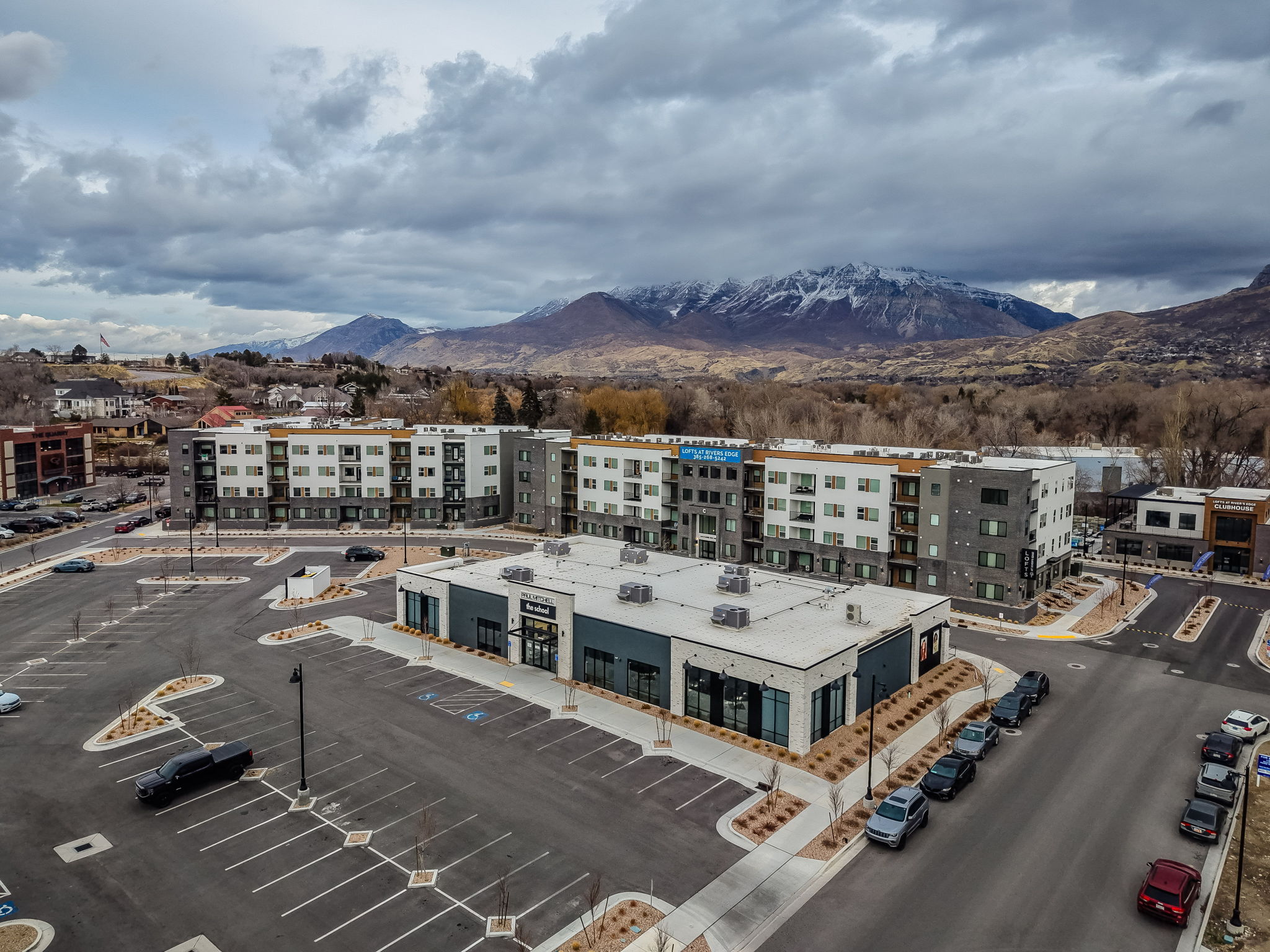 Bird's eye view of mountains