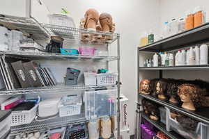 View of storage area