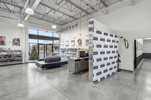 Community lobby featuring a high ceiling