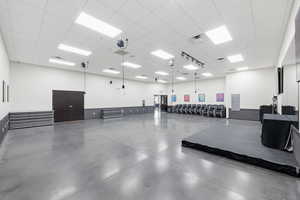 Misc room with a drop ceiling