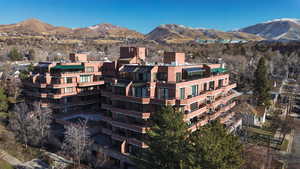 View of apartment building / complex with a mountain view
