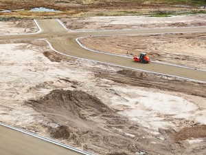 Drone / aerial view of mountains