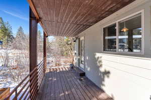 Front entrance to main home