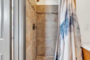 Full bath with large shower