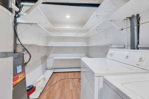 Basement laundry room