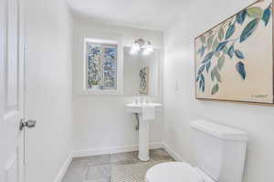 Main floor full bath