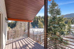 View from primary bedroom balcony