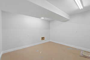 Potential storage/workout/project room