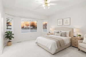 **Virtual/AI generated concept for Primary bedroom.