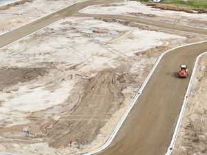 Bird's eye view of a mountain backdrop