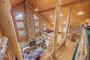 Expansive living space with multiple gathering areas