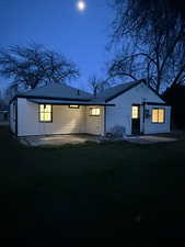 The back yard is a blank canvas waiting for your personal touches