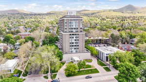 Bird's eye view of mountains