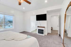 Beautiful Primary bedroom with a walk-in closet & ensuit bathroom