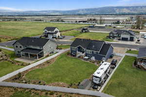 Aerial view of mountains