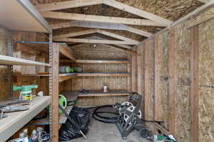 View of storage room