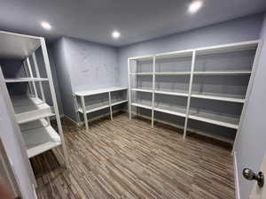 View of storage room