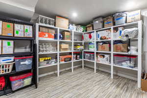 View of storage room