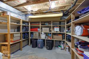 View of storage room