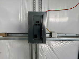 Detailed view of electric panel