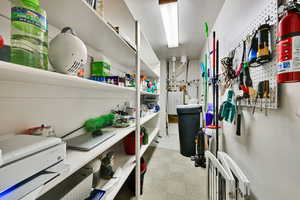 View of storage area