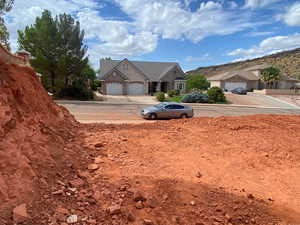 Entry to storm shelter