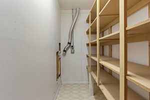 View of storage area