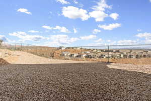 View of yard with a residential view