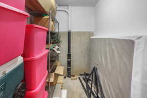 View of storage area