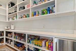 View of storage area