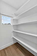 View of storage area