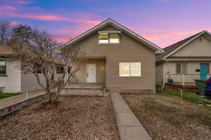 Bungalow with covered porch