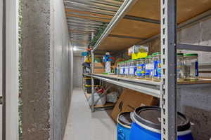 View of storage room