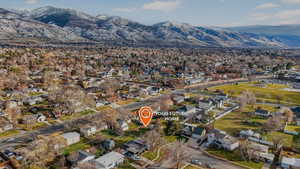 View of walking distance to park and public library.