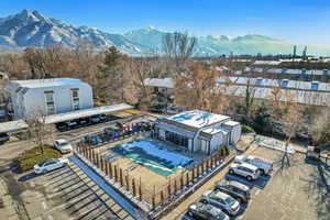 Bird's eye view of mountains