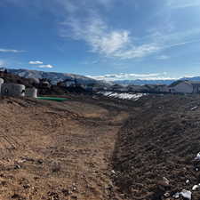 Road that butts into property from the development directly south