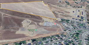 Aerial view of property's location