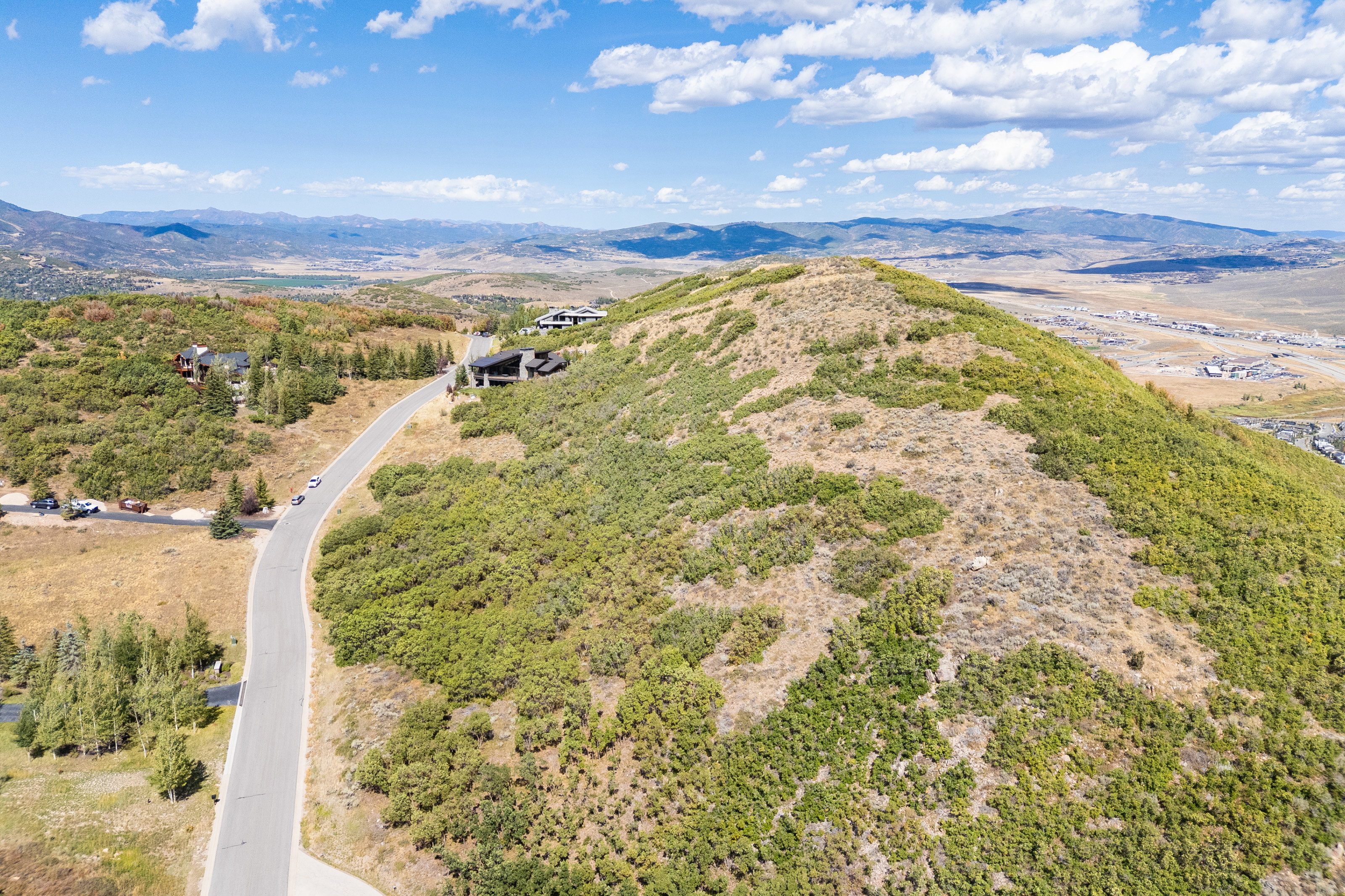 Drone / aerial view of mountains