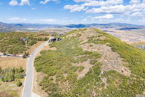 Drone / aerial view of mountains