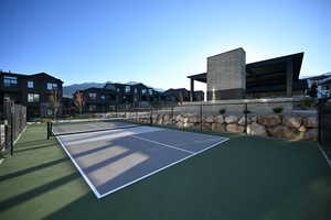 Pickleball court