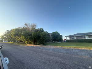 View of asphalt street