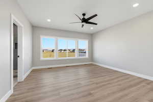 Primary suite with natural light