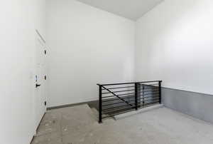 Stairs to walk-out basement