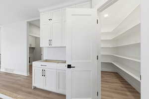 View of storage area